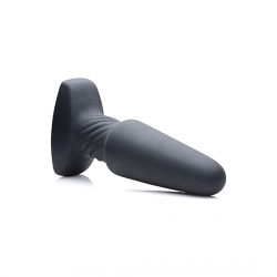 SLIM R SMOOTH PLUG VIBRADOR CON CONTROL REMOTO - NEGRO