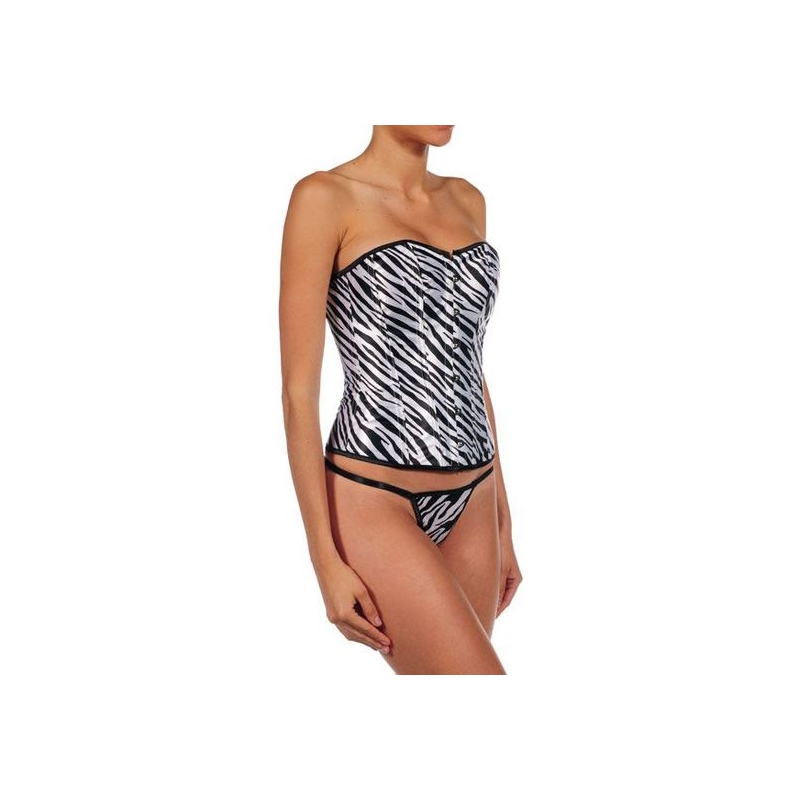 INTIMAX CORSET ZEBRA GRIS