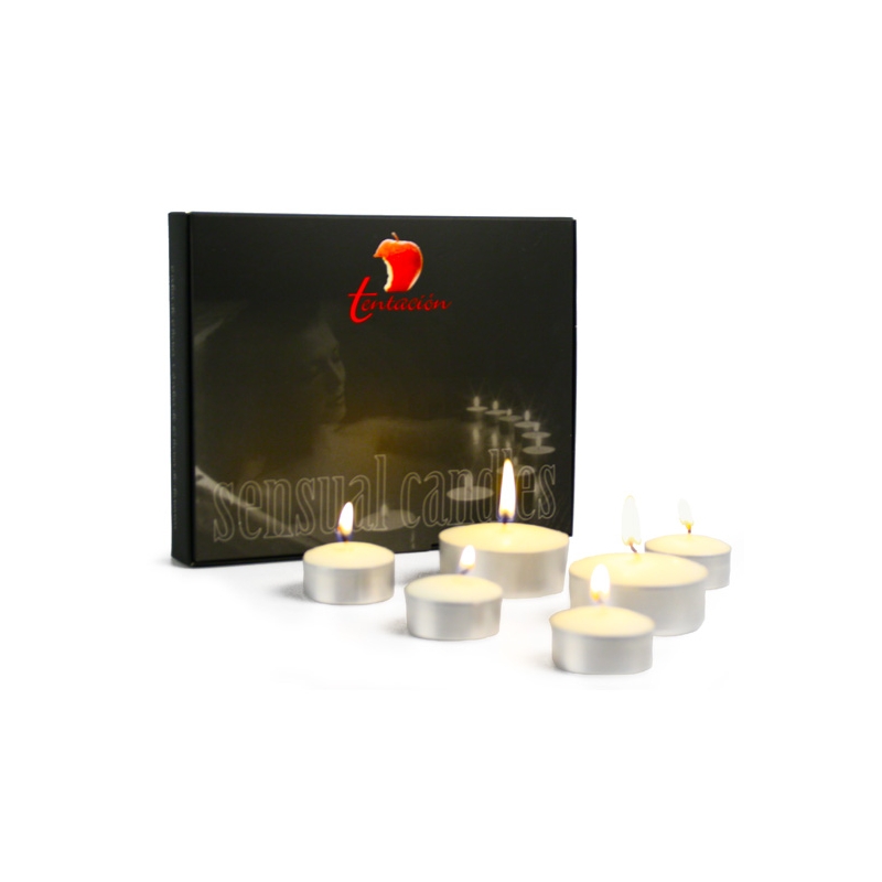 TENTACION SET DE VELAS CON FEROMONAS FRUTOS ROJOS