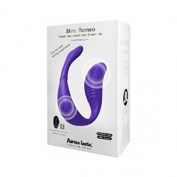 MINI ROMEO VIBRADOR MANOS LIBRES CON MANDO - MORADO