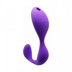 MR. HOOK VIBRADOR MANOS LIBRES CON MANDO - MORADO