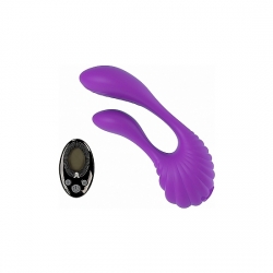 COUPLE SECRETS VIBRADOR DOBLE CON MANDO - MORADO