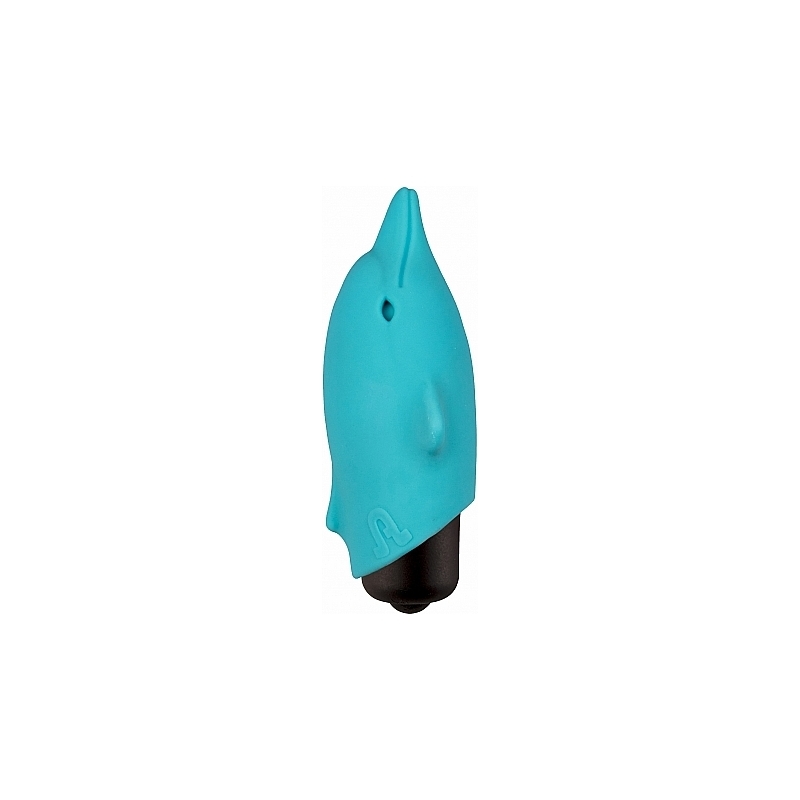 POCKET DOLPHIN VIBRADOR DE SILICONA - AZUL