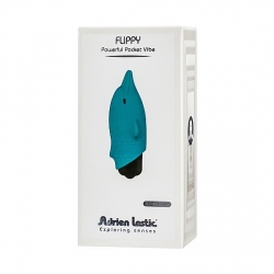 POCKET DOLPHIN VIBRADOR DE SILICONA - AZUL