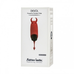 POCKET DEVIL VIBRADOR DE SILICONA - ROJO