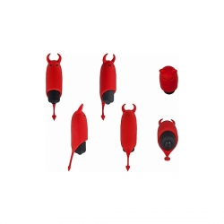 POCKET DEVIL VIBRADOR DE SILICONA - ROJO