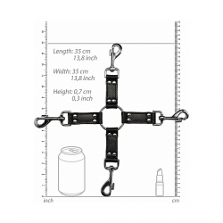 ACCESORIO DE 4 ANCLAJES PARA ATADURAS BONDAGE