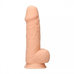 PENE DE SILICONA CON TESTÍCULOS 21,6CM