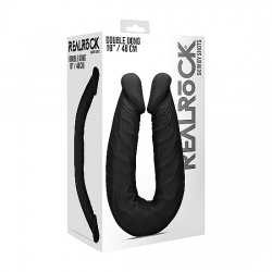 DILDO DOBLE - 48CM - NEGRO