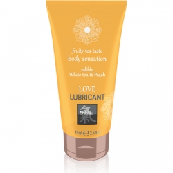 LOVE LUBRICANTE COMESTIBLE TÉ BLANCO Y MELOCOTÓN 75ML