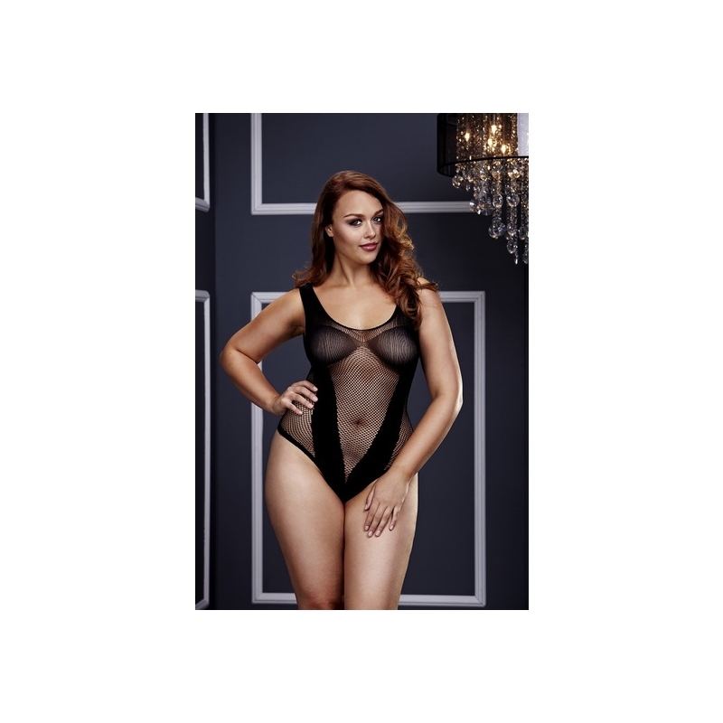 BACI BODY PLUS DE RED NEGRO CON ESCOTE