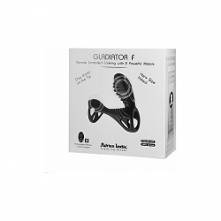 GLADIATOR F ANILLO VIBRADOR CON PLUG Y MANDO A DISTANCIA - NEGRO