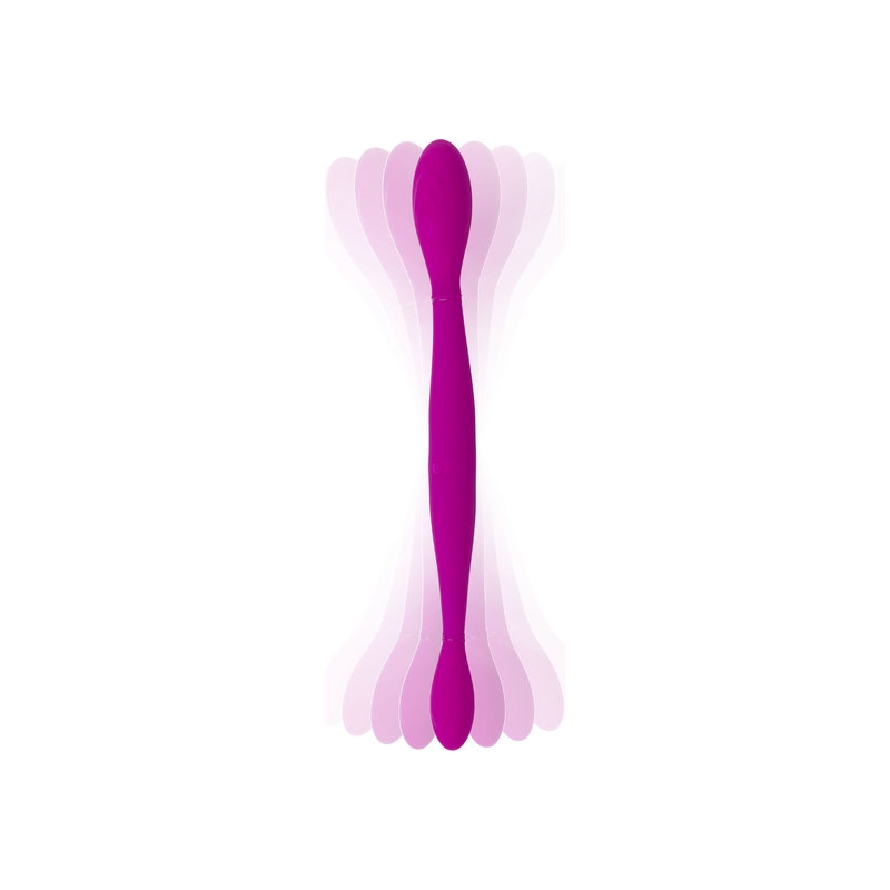 INFINITY DILDO DOBLE CON VIBRACIÓN - ROSA