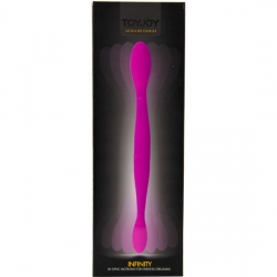 INFINITY DILDO DOBLE CON VIBRACIÓN - ROSA