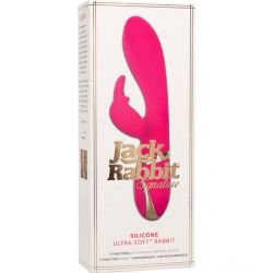 CONEJITO VIBRADOR DE SILICONA ULTRA-SOFT - ROSA