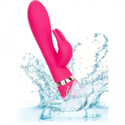 CONEJITO VIBRADOR DE SILICONA ULTRA-SOFT - ROSA