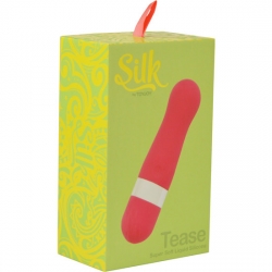 TEASE MINI VIBRADOR DE SILICONA - ROSA