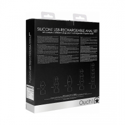 KIT DE SILICONA NEGRO RECARGABLE USB