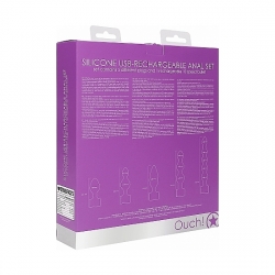 KIT DE SILICONA MORADO RECARGABLE USB - MORADO