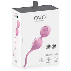 OVO L1A BOLAS LOVE - ROSA