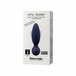 LITTLE ROCKET PLUG VIBRADOR CON MANDO - AZUL