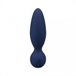 LITTLE ROCKET PLUG VIBRADOR CON MANDO - AZUL