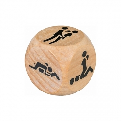 SEX POSITION DICE - PACK DE 50 PCS - MADERA