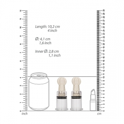 KIT DE SUCCIONADOR DE PEZONES MEDIANO - TRANSPARENTE