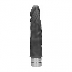 17 CM VIBRADOR REAL NEGRO