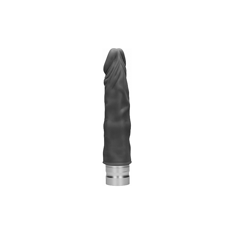 17 CM VIBRADOR REAL NEGRO