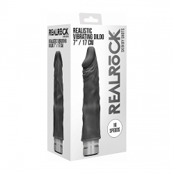 17 CM VIBRADOR REAL NEGRO