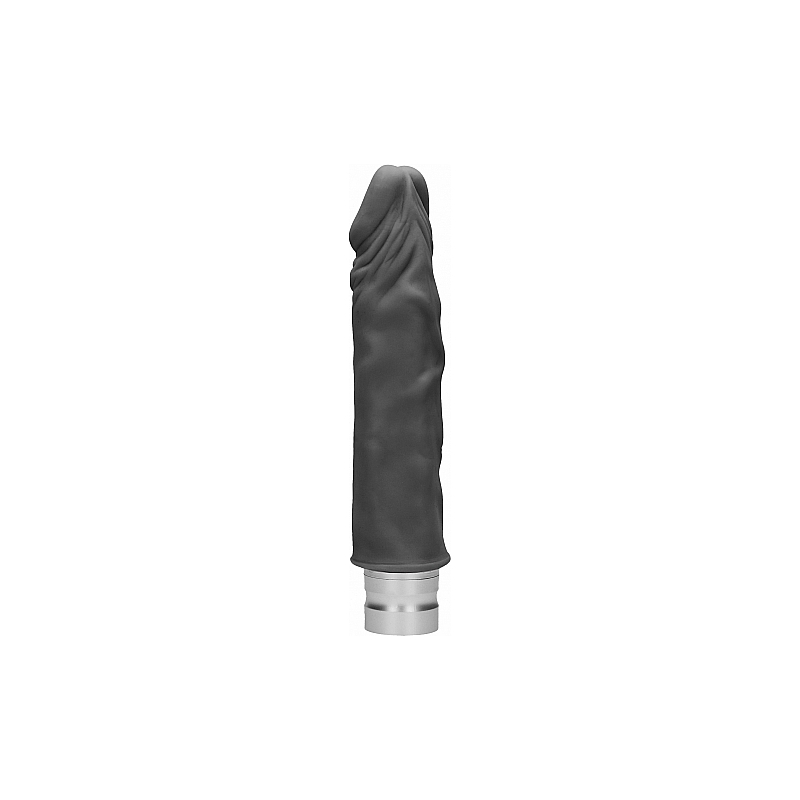 20 CM VIBRADOR REAL NEGRO