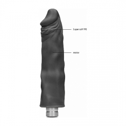 25 CM DILDO VIBRADOR REAL NEGRO