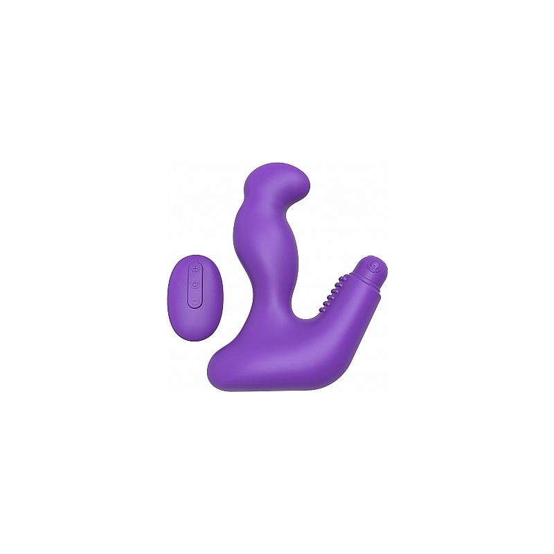 MAX 20 MASAJEADOR DILDO UNISEX CON CONTROL REMOTO MORADO