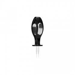 E-STIM HOLLOW PLUG EXTREMO NEGRO