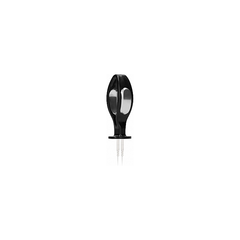 E-STIM HOLLOW PLUG EXTREMO NEGRO