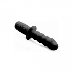 THE HANDLER 10X PLUG VIBRADOR DE SILICONA NEGRO