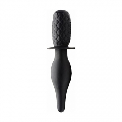 THE DROP 10X PLUG VIBRADOR DE SILICONA NEGRO