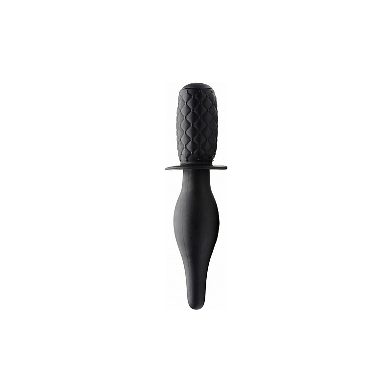 THE DROP 10X PLUG VIBRADOR DE SILICONA NEGRO