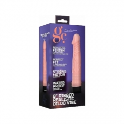 18 CM RIBBED REALISTIC DILDO VIBE