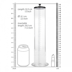 ULTRA-PREMIUM BOMBA 32,5 CM WIDE TRANSPARENTE