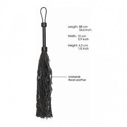 AZOTADOR SUEDE FLOGGER NEGRO