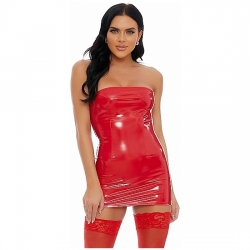 VESTIDO TOO SLICK ROJO