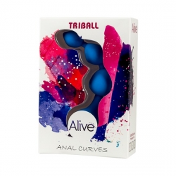 TRIBALL PLUG DE SILICONA - AZUL