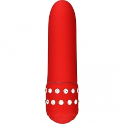 PETIT VIBRADOR ROJO CON DIAMANTES