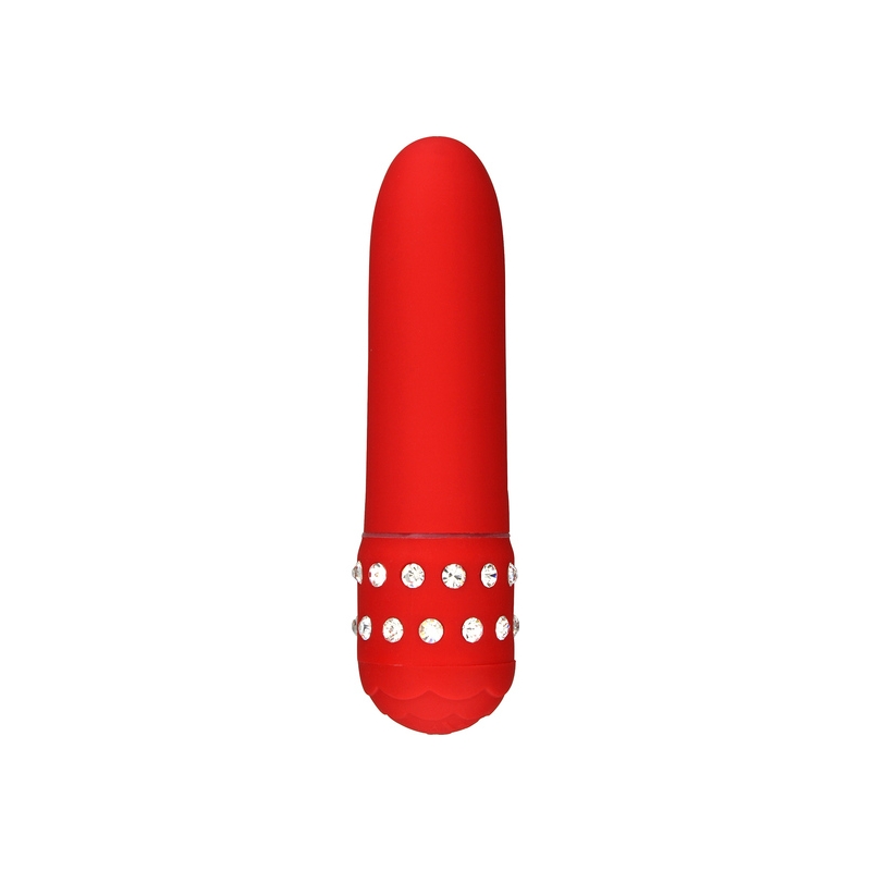 PETIT VIBRADOR ROJO CON DIAMANTES