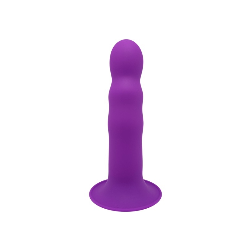 HITSENS 3 - DILDO SILICONA DOBLE DENSIDAD MORADO