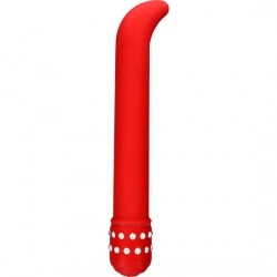 GSENSE VIBRADOR ROJO CON DIAMANTES