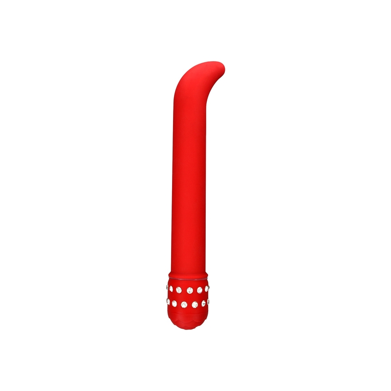 GSENSE VIBRADOR ROJO CON DIAMANTES