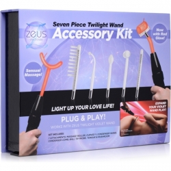 7 PIEZAS TWILIGHT WAND ACCESORIOS KIT - CLEAR